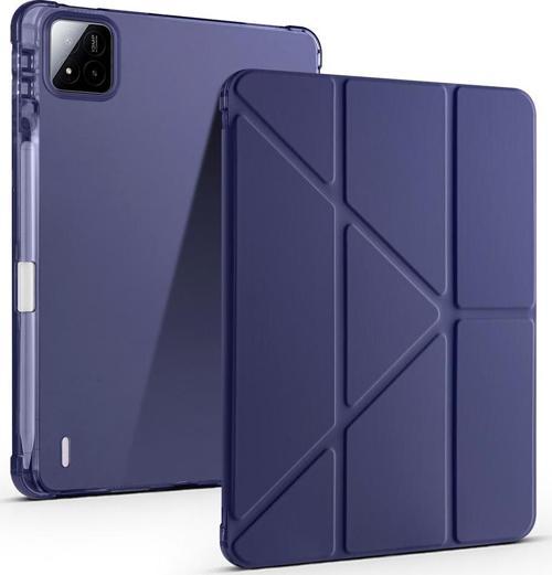 Xiaomi Pad 7 Pro Kılıf Tri Folding Kalem Bölmeli Standlı Kılıf