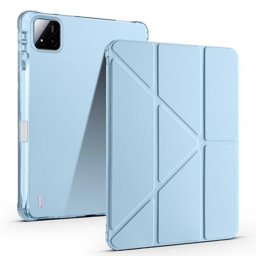 Xiaomi Pad 7 Kılıf Tri Folding Kalem Bölmeli Standlı Kılıf