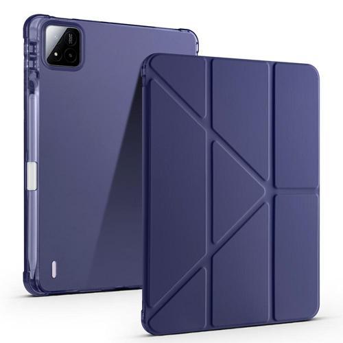 Xiaomi Pad 7 Kılıf Tri Folding Kalem Bölmeli Standlı Kılıf