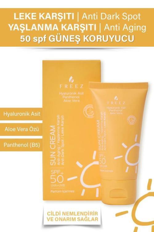 Leke ve Yaşlanma Karşıtı 50+ Spf Koruyucu Güneş Kremi 50