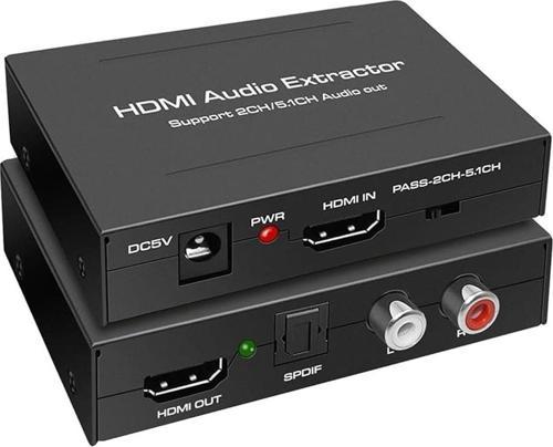 Ayt Powermaster PM-2619 4K HDMI TO HDMI SPDIF - L R Ses Ve Görüntü Ayırıcı Çevirici