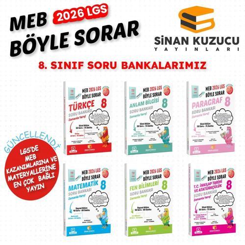 Sinan Kuzucu 2026 Lgs Soru Bankası Seti (6 Kitap)