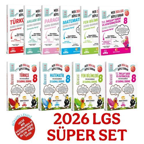 SİNAN KUZUCU 2026 LGS SÜPER SET (10 KİTAP)