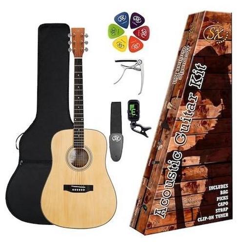 SD104K Akustik Gitar Seti Naturel