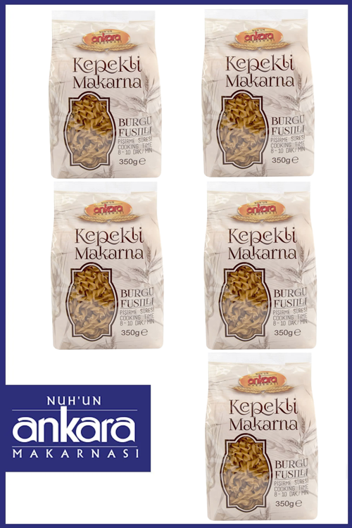 Kepekli Burgu Makarna 350 gr X 5 Adet