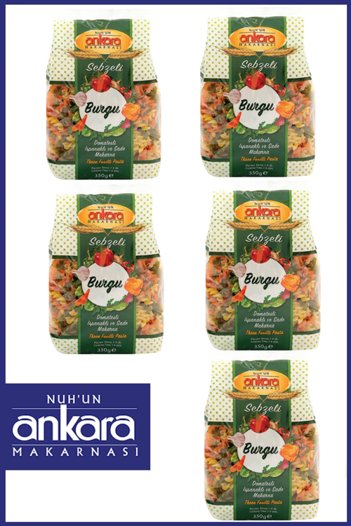 Makarna Sebzeli Burgu 350 Gr x 5 Adet