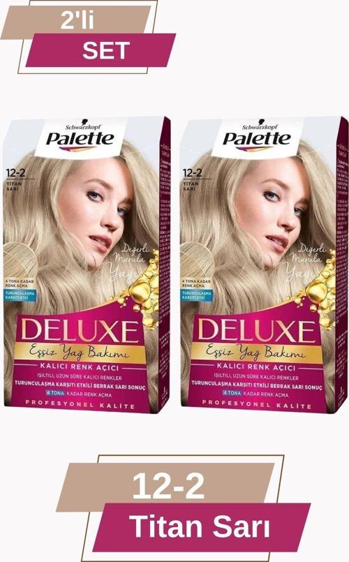 Deluxe 12-2 Titan Sarı X 2 Adet