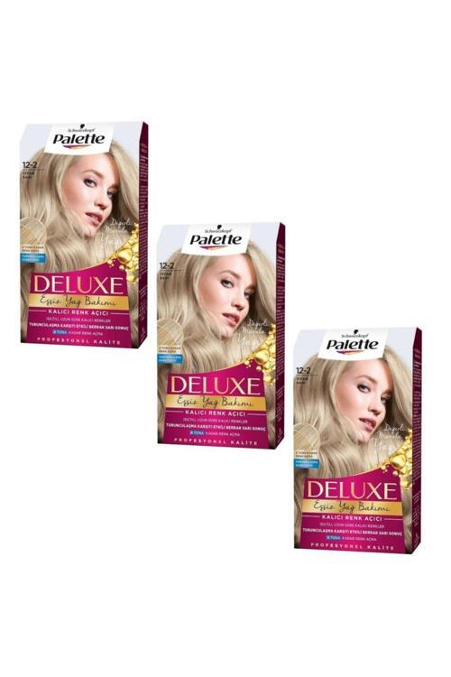 Deluxe Saç Boyası Titan Sarı 12-2 x 3 Adet