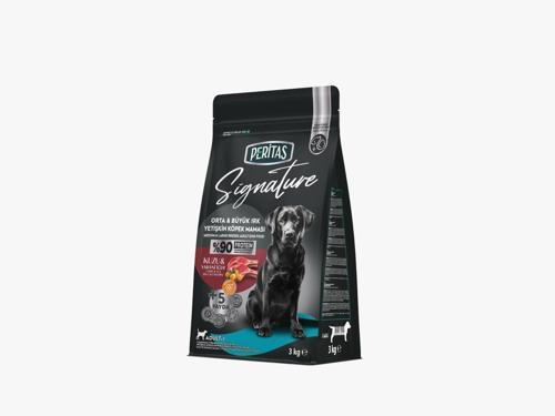 Signature Kuzulu Orta ve Büyük Irk Yetişkin Köpek Maması 3 Kg