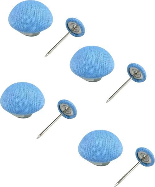 Büro Ev Ofis Düzeni için 4ADET Mavi Nevresim Çarşaf Tutucu Aparat Seti