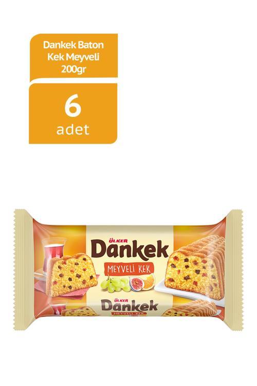DANKEK BATON KEK MEYVELİ 200GR x6 ADET