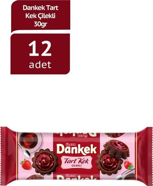DANKEK TART KEK ÇİLEKLİ 30G x 12 ADET