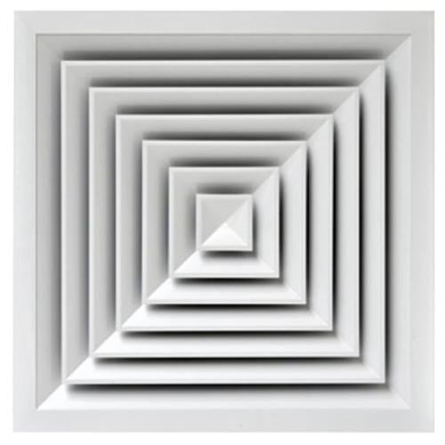 37,5X37,5 Kare Anemostad Menfez Damperli