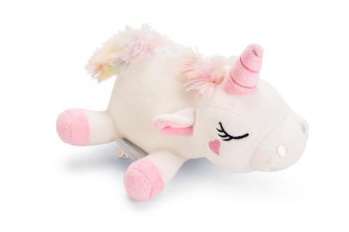 Yavru Köpek Oyuncağı, Unicorn, Peluş, Beyaz, 18x15x11,5cm