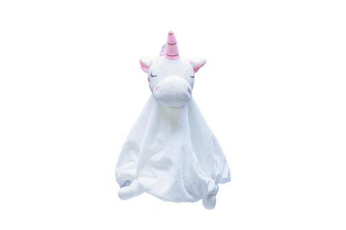 Yavru Köpek Oyuncağı, Unicorn, Peluş, Beyaz, 33x25x14cm