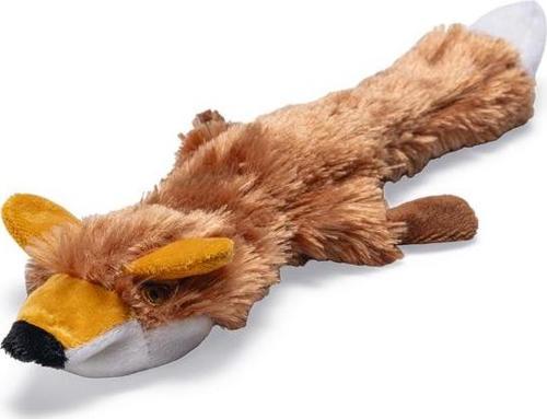 Köpek Oyuncağı, Sesli, Tilki, Peluş, Kahverengi, 30x13x2,5cm
