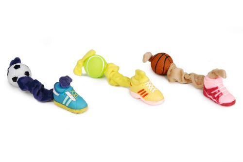 Köpek Oyuncağı, Top - Peluş - Ayakkabı, Vinyl, Çeşitli Renklerde, Top 4,5cm - 27cm