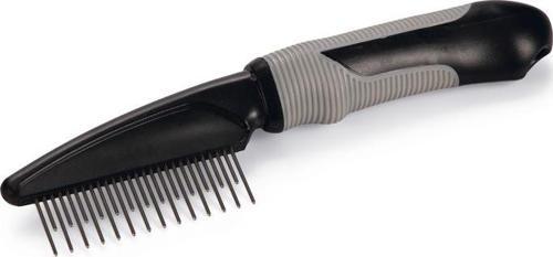 Kısa ve Uzun Tüylü Kedi Tarağı, Siyah Gri, 21cm