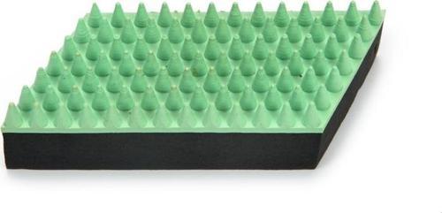 Kısa ve Uzun Tüylü Köpek Masaj Fırçası, Kauçuk, Mint Yeşil, S, 13cm, 13x5x3cm