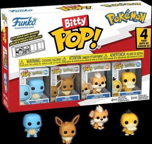 Bitty Pop! Pokémon 4'lü Paket (Figür Boyu 2,25 cm)