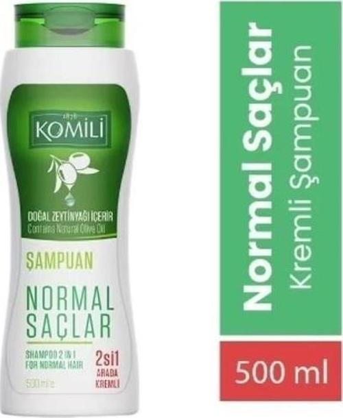 Şampuan 500ml Normal Saçlar 2si1 Arada Kremli