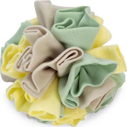 Köpek Ödül Saklama Oyuncağı, Top, Polar, Gri/Yeşil, 13cm