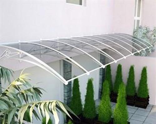 TF Prolüx Seri 15.15 Alüminyum Ayaklı Sundurma 150 X 150 Gri 3 mm Solid Levha