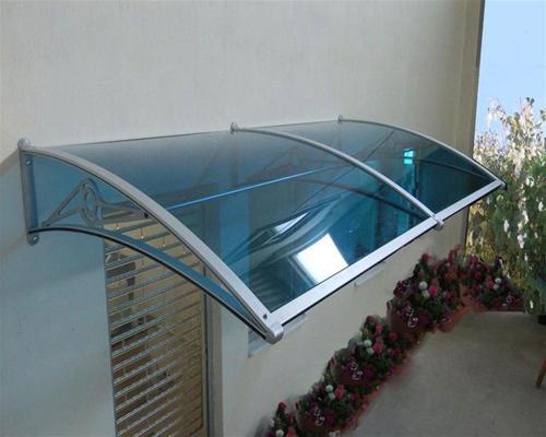 TF Prolüx Seri 15.15 Alüminyum Ayaklı Sundurma 150 X 150 Mavi 4 mm Solid Levha