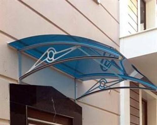 TF Prolüx Seri 15.15 Alüminyum Ayaklı Sundurma 150 X 150 Mavi 3 mm Solid Levha