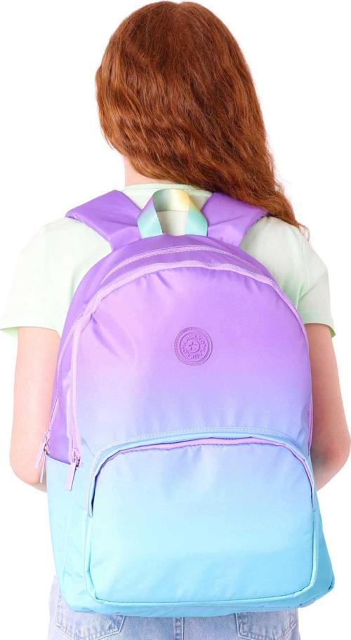 Su Geçirmez Kumaş Kız Çocuk Çok Gözlü Ortopedik Sırt Okul Çantası K1799
