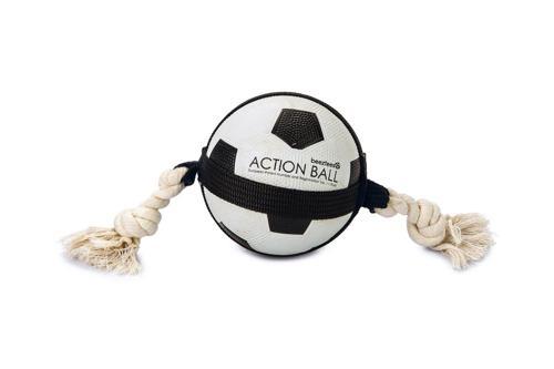 Köpek Oyuncağı, İpli Futbol Topu, 12,5cm