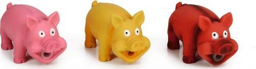 Köpek Oyuncağı, Sesli, Domux, Lateks, Çeşitli Renklerde, 16x7x9cm