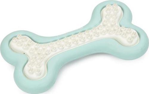 Yavru Köpek Diş Oyuncağı, İçi Dolu Halka, Kauçuk, Yeşil, 10cm