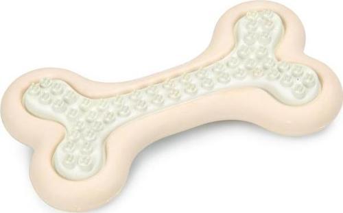 Yavru Köpek Diş Oyuncağı, İçi Dolu Halka, Kauçuk, Pembe, 10cm