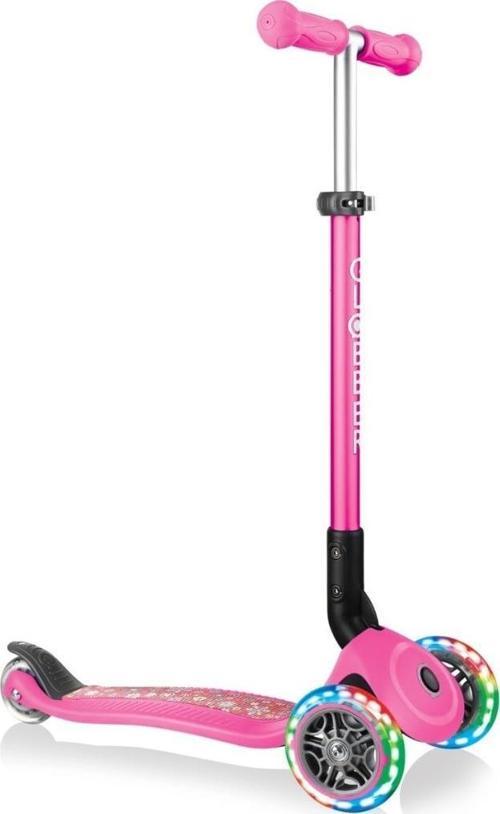 Prımo Katlanabilir Fantasy Lıghts - Çocuklar Için 3 Tekerlekli Scooter-Pembe