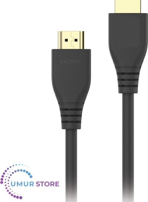8K@60Hz HDMI 2.1 Ethernet 48Gbps. Veri Aktarım - eARC - 3D Ready Destekli Altın Kaplama 2 Metre HDMI