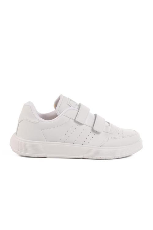 Beyaz Cırtlı Unisex Spor Ayakkabı DRK158 G