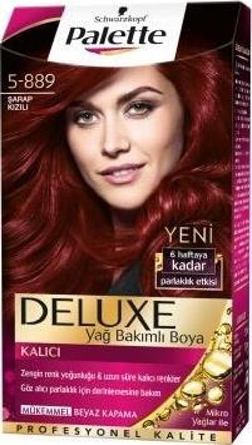 Deluxe 5.889 Şarap Kızılı Saç Boyası