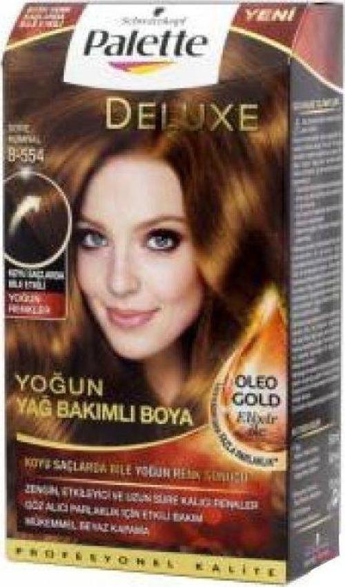 Deluxe Saç Boyası 8-554 Dore Kumral
