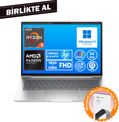 EliteBook 645 G9 Ryzen 5 Pro 5675U 32GB 1TB SSD 14" FHD W11P + MS Office 5Y3J0EA 029