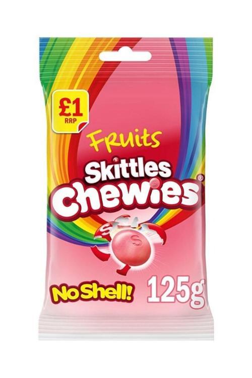 Chewies Vegan Sweets Fruit Flavoured 125 G