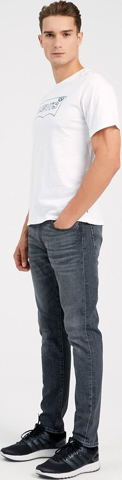 Erkek Gri 512 Slim Taper Jeans Pantolon - 28833-0780