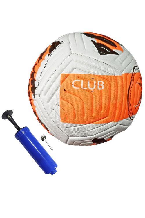 Futbol Topu Bsf-018 No.5 Açık Turuncu Ve El Pompası