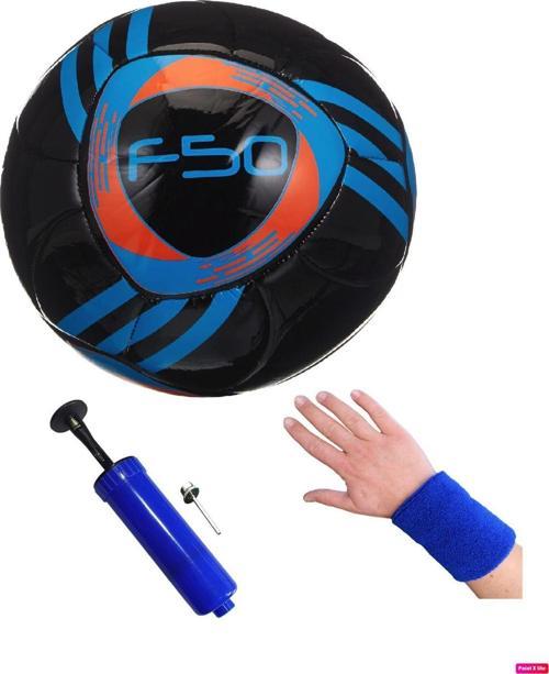 F-50 Makina Dikişli Soft-Touch No 5 Şampiyonlar Ligi Futbol Topu 348 Gr + Pompa + Bileklik