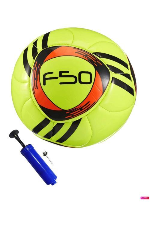 F-50 Makina Dikişli Soft-Touch No 5 Şampiyonlar Ligi Futbol Topu 348 Gr + Top Pompası