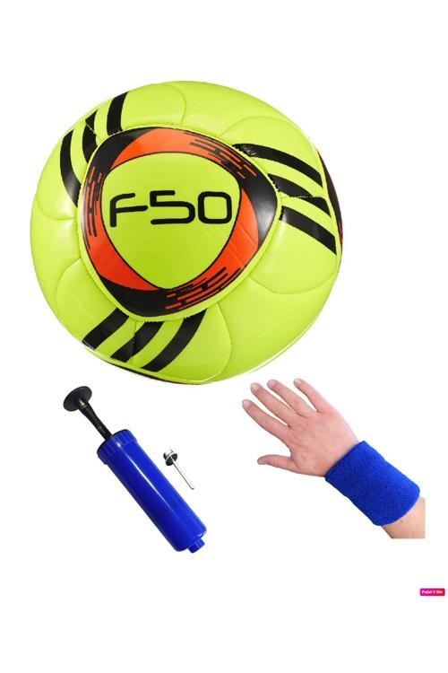 F-50 Makina Dikişli Soft-Touch No 5 Şampiyonlar Ligi Futbol Topu 348 Gr + Pompa + Bileklik