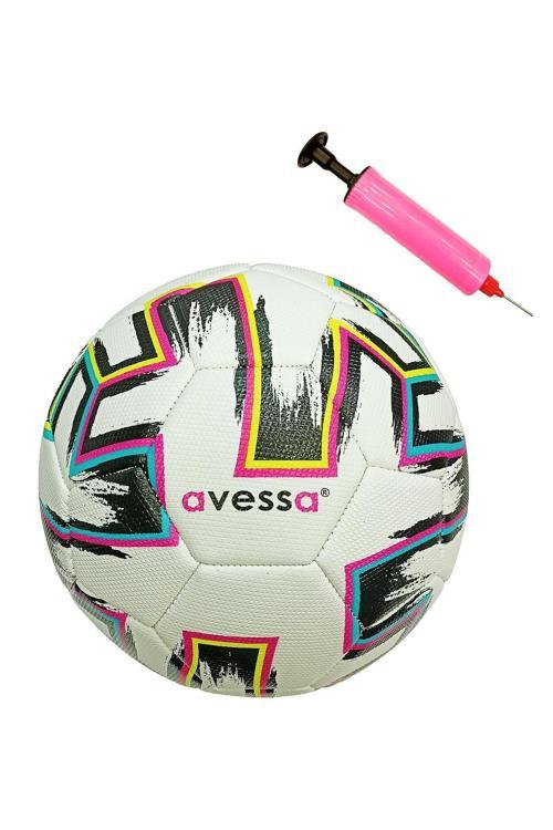 Ft350-100B Futbol Topu Beyaz 4 Astar Pompalı