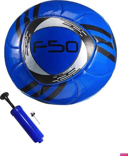 F-50 Makina Dikişli Soft-Touch No 5 Şampiyonlar Ligi Futbol Topu 348 Gr + Top Pompası