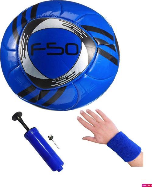 F-50 Makina Dikişli Soft-Touch No 5 Şampiyonlar Ligi Futbol Topu 348 Gr + Pompa + Bileklik