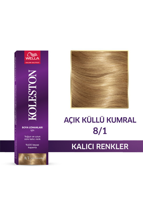 Koleston Tüp Saç Boyası Açık Küllü Kumral 8/1